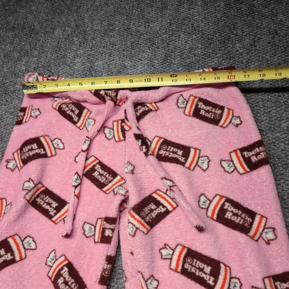 Tootsie Roll Womens Pink Fleece Pajama Lounge Sleep Pants M soft